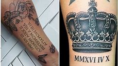 30 incredible Roman numerals tattoo designs to try and their meaning