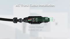 NEO 2000M-X Microinverter: AC Trunk Cable Installation