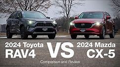 2024 Mazda CX 5 vs 2024 Toyota RAV4 | Comparison and Review