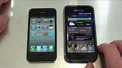 iPhone 4 Vs Samsung Galaxy S Video Review Part 1