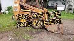 How to change the belt on a Case 1840 skid steer