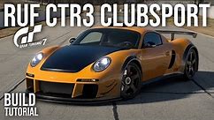 Gran Turismo 7 | RUF CTR3 Clubsport Build Tutorial | Special Projects
