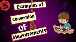 Examples of conversion of measurements | How to convert Units (m,cm,km,g,kg,mg,l,ml) | Easy examples