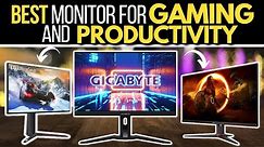 The 5 Best Gaming and Productivity Monitors of 2024 | Ultimate Monitor Guide!