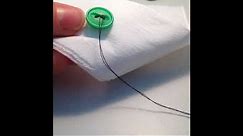 Sewing a Two Hole Button