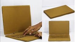 How to Make a laptop from cardboard