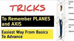 Easy way to learn Planes and Axis of Human Body |Dr.Huma Ibrar PT