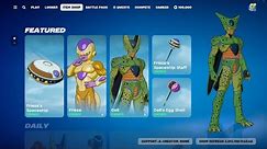Frieza and Cell Skin ITEMSHOP RELEASE DATE | Fortnite x Dragon Ball SUPER WAVE 4...