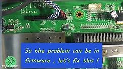 How To Fix lcd tv THES TL3251BTP chassis CV109H V2.1 wont turn On SOLVED !!