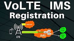 3. IMS registration call flow - VoLTE Registration call flow - SIP Registration call procedure