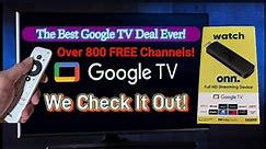 Great Deal!Walmarts NEW(23) ONN.Google TV Streaming Device Review