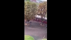 GRAPHIC VIDEO: Eyewitness video show 2 teachers trying to stop French school knife attack