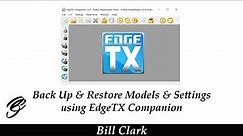 EdgeTX Companion Backup & Restore Models & Radio Settings