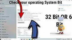 How to Check Windows Operating System 32 or 64 bit / SOLVED