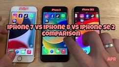 iPhone 7 vs iPhone 8 vs iPhone SE 2