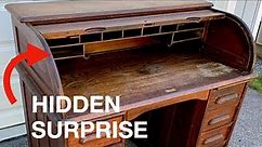 Restoring a Broken Desk - Shellac Finish and Wood Repair by Fixing Furniture