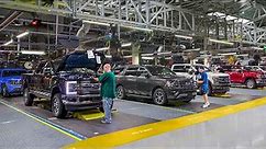 Inside Ford Massive Factory Producing Thousands of Trucks per Day - Production Line