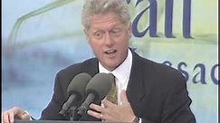 President Clinton in Fall River, Massachusetts (1996)