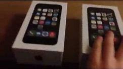 iPhone 5s space grey double unboxing!