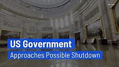 US Government Approaches Possible Shutdown