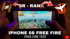 iPhone 6s Free Fire Gameplay 🔥 Full Free Fire Rank Gameplay Test in 2024