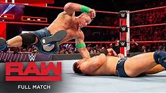 FULL MATCH - John Cena vs. The Miz: Raw, Feb. 12, 2018
