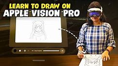 🌟Discover the Best AR Drawing Lessons on Apple Vision Pro with #drawingdeskapp #artlessons