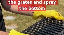 How to Clean a Grill Grate with Just Vinegar #shorts