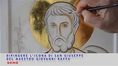 Dipingere l’icona di San Giuseppe, del Maestro Giovanni Raffa