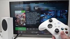 Xbox Series S: How to Play Xbox 360 Games