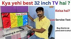 Motorola revou 2 new 32 inch HD smart android led tv 2022 model 32hdadmvvee review and unboxing||