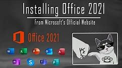 Installing Microsoft Office 2021 | Free Genuine MS Office 2021 from official website | Computer Tips