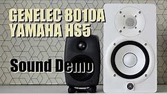 Genelec 8010A (Genelec G One) vs Yamaha HS5 || Sound Demo w/ Bass Test