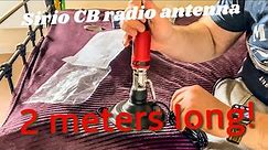 Sirio CB radio antenna Red ❤️‍🔥 2 meters long - Fighter P- 5000-PL Red 27MHz - unboxing
