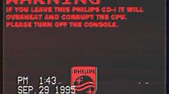 Phillips CD-i Kill Screen VHS