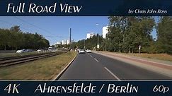 Berlin/Ahrensfelde, Germany: Marzahn-Hellersdorf - Landsberger Chaussee, Landsberger Allee - 4K UHD