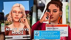 15+ must have mods for realistic & better gameplay in the sims 4 + links ♡