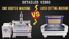 CNC ROUTER MACHINE vs Co2 LASER CUTTING MACHINE💡सीएनसी राउटर VS लेजर मशीन💡Best Business Idea 2024