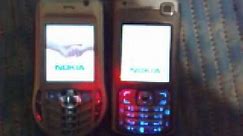 Nokia 6630 vs Nokia N70 startup comparison