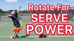 How To Rotate During Your Serve For More Power (Tennis Technique Explained)