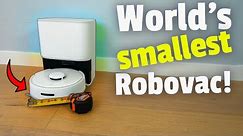 World's Smallest Robot Vacuum Has A Special Skill!