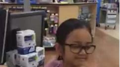 Molly trying new eyeglasses at Walmart five years ago | Pov Mak