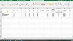 League Table Algorithm in Excel to rank teams on points, goal diff, goals scored & alphabetically