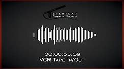 VHS Tape In/Out of VCR | HQ Sound Effects