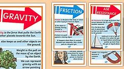 Types of Forces Display Posters