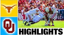 #3 Texas vs Oklahoma Highlights | College Football Week 6 | 2023 College Football