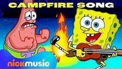 SpongeBob 'The Campfire Song Song' Sing Along 🏕 | Nick Music