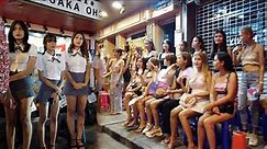 Bangkok Thaniya Japanese street nightlife scenes look around until find the best for you guys!