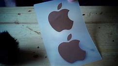 Apple stickers what are they for - peeling ASMR :)