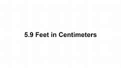 5.8 feet in cm? How to Convert 5.8 Feet(ft) in Centimeters(cm)?